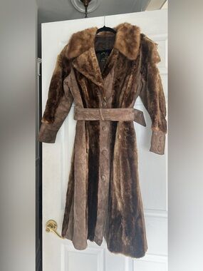Fur coat needs repair